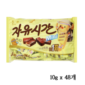 해태 자유시간 미니 대용량 초코바, 10g, 96개