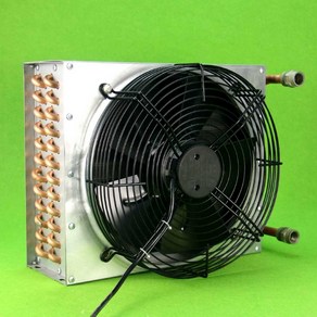 수냉식 열교환기 쉘 농막 팬 비닐하우스 콘덴서 지하수 물콘, 1개, C타입 1.5HP 300mm 380v