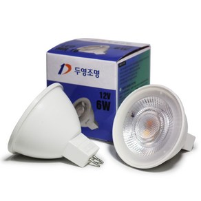 CR LED 12V 5W MR16 할로겐램프 스포트 전구 GU5.3, 주광색, 1개