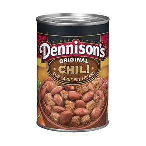 Dennison's Chili Con Cane with Beans 15 oz Dennison's 칠리 콘 카르네(콩 함유) 15온스, 1개, 425g