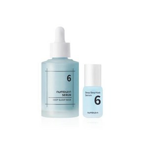 [정품] 넘버즈인 6번 푹잠 마스크팩 세럼 50ML + 15ML 추가증정 수분광채 수분집중케어 보습지속 Numbuzin Seum Deep Sleep Mask