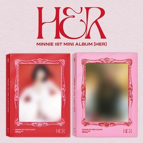 [케이크뮤직] 민니 앨범 ((여자)아이들) - 미니1집 (HER), 6050C ve. (핑크)