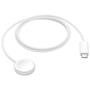 Apple 정품 마그네틱 급속 충전기 USB-C 케이블 1m, 애플워치, 화이트