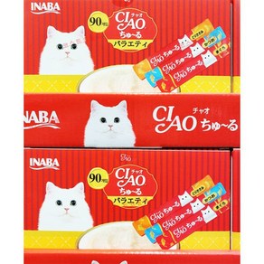 챠오츄르 대용량 90P 3종 세트 고양이 간식, 1개