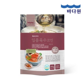 [바다원(주)] [바다원]일품 육수코인 매운 맛 (5g x 20알)1봉, 5g, 1개