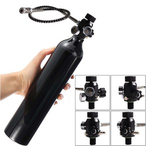 OBKEY 630ba 호스 6000psi 투 게이지 충전 밸브 인플레이터 조절기 고압방폭 잠수용 PCP 페인트볼 탱크, M18