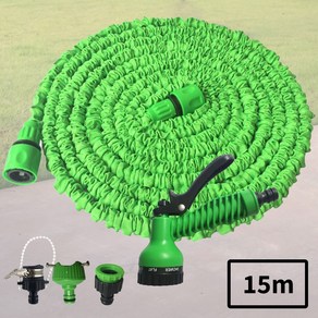 라라공방 7in1 늘어나는 물 분사 매직호스, 1개, 15m