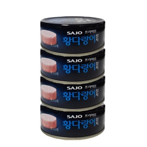 [KT알파쇼핑][사조대림] 프리미엄참치 100g x4개 황다랑어/마라/트러플/알바코, 4개