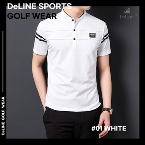 DeLINE SPORTS 남성 골프웨어 반팔 티셔츠