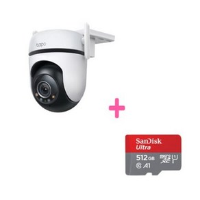 티피링크 Tapo C520WS 400만화소 홈CCTV + mico SD 카드 512GB (나이트비전 지원), 1개