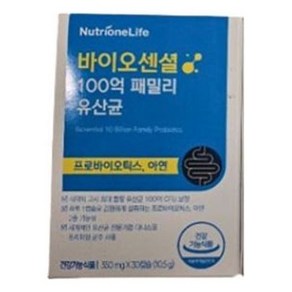 바이오센셜 100억 패밀리유산균 350mg 30캡슐, 30정, 1개