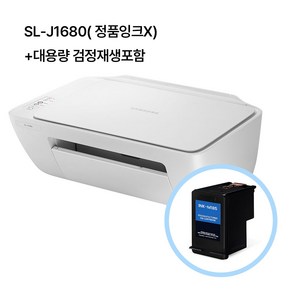 삼성 SL-J1680잉크젯 가정용 프린터/복합기 (재생 검정잉크1개+구성품포함)