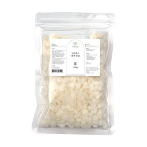 [자연의숲] 비즈왁스 정제밀납 beeswax 립밤만들기 천연화장품 원료 천연비누 수제나라, 100g, 1개