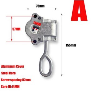 어닝 천막 개폐식 파티오 롤링 셔터 용 기어 박스 야외 블라인드 열기 및 닫기 도구 망원경 캐노피 액세서리, 1) A