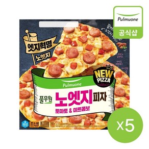 [풀무원] 노엣지피자 토마토 미트콤보 (350g)X5개, 350g, 5개