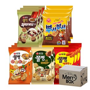 라면스낵세트 쫄병스낵 4종{매콤한맛x3개+안성탕면맛x3개+바베큐맛x3개+짜파게티맛x3개}+뿌셔뿌셔{불고기3}, 1세트