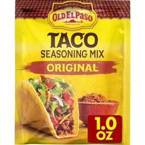 Old El Paso Taco Seasoning Mix Oiginal Flavo 1 oz. 올드 엘파소 타코 시즈닝 믹스 오리지널 맛 1온스, 1개, 31.75g