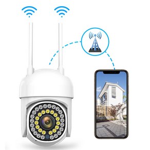 ELSECHO 360도 무선 보안 WiFi 카메라 CCTV 고화질 카메라 실내외겸용