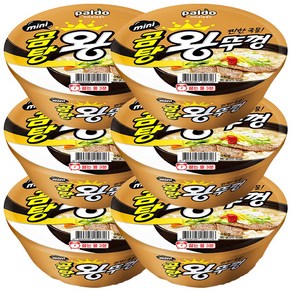 왕뚜껑 mini 곰탕 80g, 6개