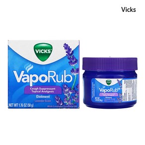 Vicks VAPORUB 빅스 바포럽 라벤더 50g 패밀리용 유아크림