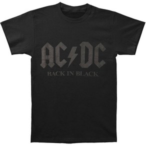 ROCKPANDA AC/DC Back In Black 2016 Tou 반팔티