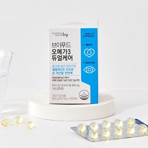 hy 한국야쿠르트 브이푸드 오메가3 듀얼케어 610mg x 60캡슐, 60정, 1개