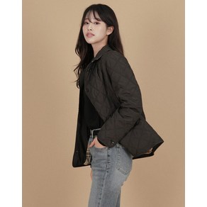 24SS [BEST]블랙 숏 경량퀼팅점퍼 HSJU4AC12BK