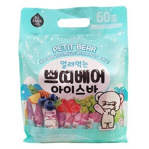 코스트코 엘제이드 얼려먹는 쁘띠베어 아이스바(35ml X 60개입) 네가지맛, 1개, 2100ml