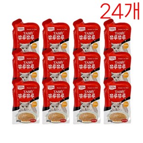 테비 전연령 고양이 영양 간식 파우치, 24팩, 30g, 오리지널