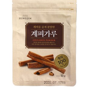 계피를 곱게 분말한 계피가루 60g (시나몬파우더), 1개