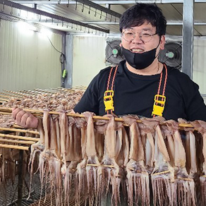 염분을제거한 국내가공 저염 마른 오징어 건오징어 20마리 1축