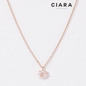 CIARA 14K Lainate 오또 진주 메달 목걸이(GoldPlated)