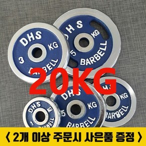 DHS 도금원판, 20kg, 1개