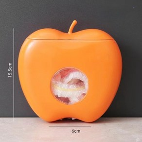 일회용 냉장고 랩커버 수납함 벽걸이형, Oange, 1개