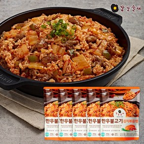 강강술래 한우불고기 김치볶음밥 250g, 5개