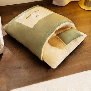 PCTN 고양이 이불베개세트 숨숨이불방석 강아지 이불배게세트 Pet Bedding Set