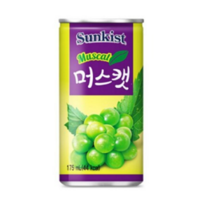 썬키스트 머스캣, 175ml, 60개