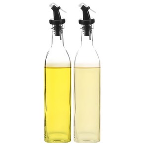 시노글라스 오일병 블랙, 500ml, 2개