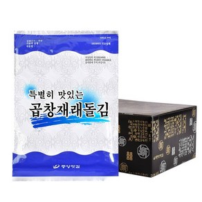 중앙맛김 특별히 맛있는 곱창 재래 돌김 20g x 5봉/구운김 조미김 전장김, 02.특별히맛있는곱창재래돌김 20g x 5봉, 5개