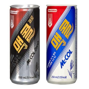 맥콜 제로 250ml 30입+맥콜 250ml 30입, 1세트