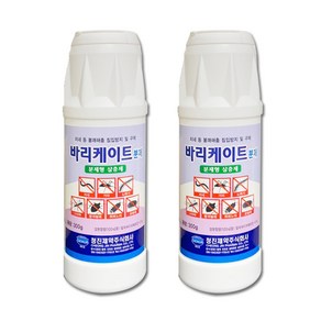 바리게이트 노래기 지네 거미 해충약 가루형 300g, 2개