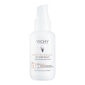 비쉬 캐피탈 솔레이 UV-에이지 데일리 썬플루이드 SPF50+ 40ml배송품질보증, 1개, 40ml