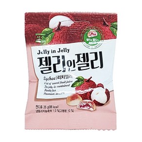 서주 젤리인젤리 리치, 10개, 26g