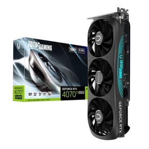 ZOTAC GAMING 지포스 RTX 4070 Ti SUPER Tinity D6X 16GB Black, RTX4070TiSUPERTinityD6X16GB블랙