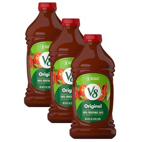 V8 오리지널 야채 주스 Oiginal 100% Vegetable Juice, 3개, 1.89L