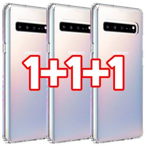 벌크온 1+1+1 갤럭시 S10 5G 슬림 투명 젤리 소프트핏 기본 케이스