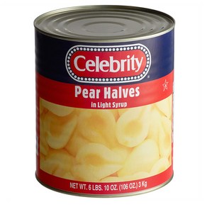 Celebity 셀러브리티 라이트 시럽 반쪽 배 통조림 3kg, 1개