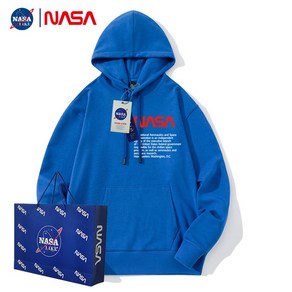 남여 공용 NASA 스웨터 후드티 클래식 스타일 스트리트룩 캐주얼 운동 조깅용