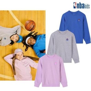 [NBA KIDS] sh06 에센셜 포인트 로고 맨투맨 K241TS030P