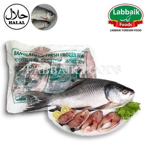 MIRAE Fozen Fesh Katla Fish 1kg 냉동 카틀라 잉어 (생선), 1개